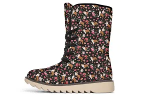 Australian Shepherd Flower Polar Vibe Boots