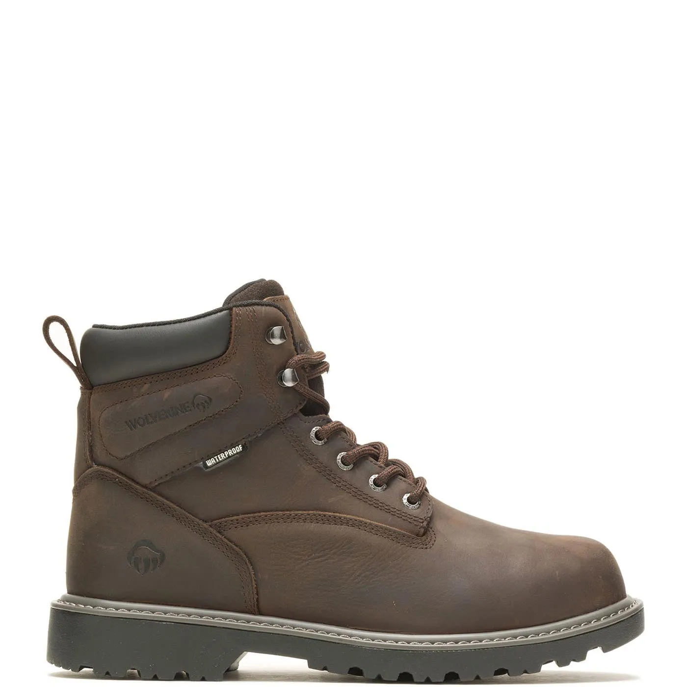 Floorhand Met Men's Steel-Toe Work Boots Dark Coffee