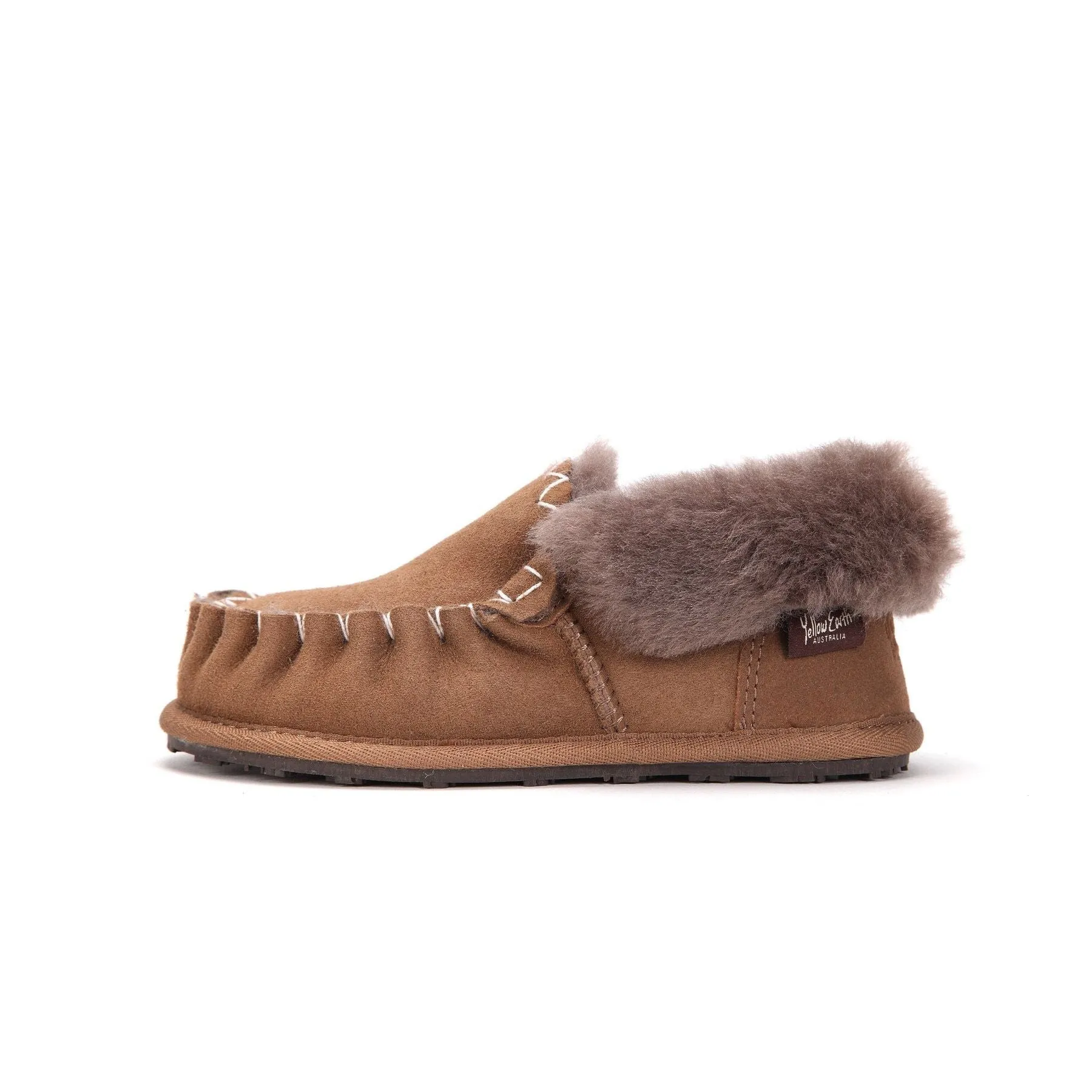 Moccasin - 100% Australian Sheepskin Suede UGG Slippers [Clearance]