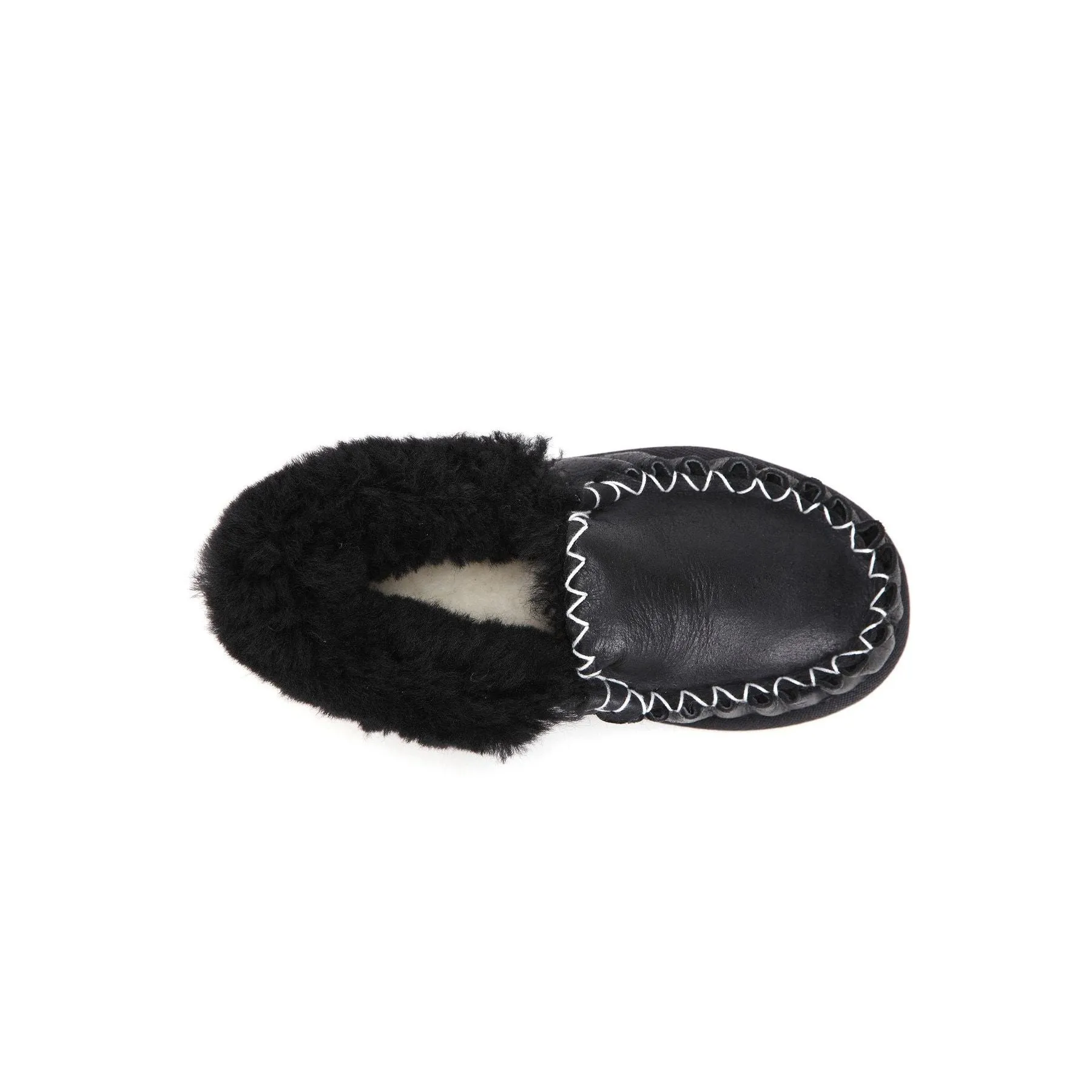 Moccasin - 100% Australian Sheepskin Suede UGG Slippers [Clearance]