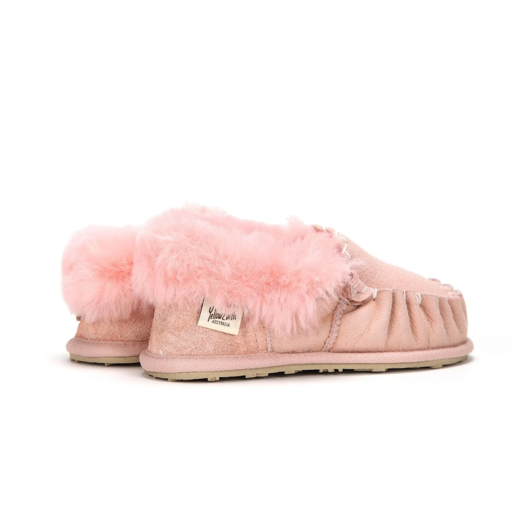 Moccasin - 100% Australian Sheepskin Suede UGG Slippers [Clearance]