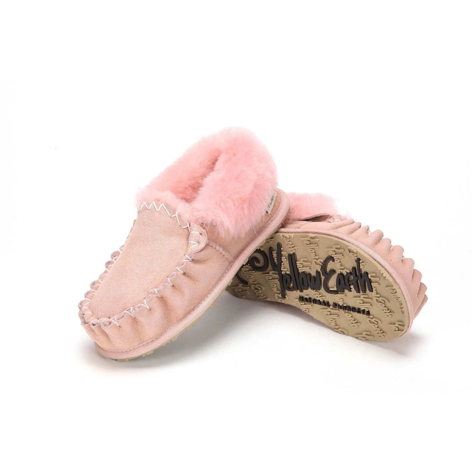 Moccasin - 100% Australian Sheepskin Suede UGG Slippers [Clearance]