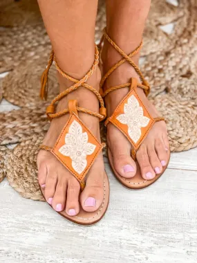 "Delilah" Bohemian Leather Sandals