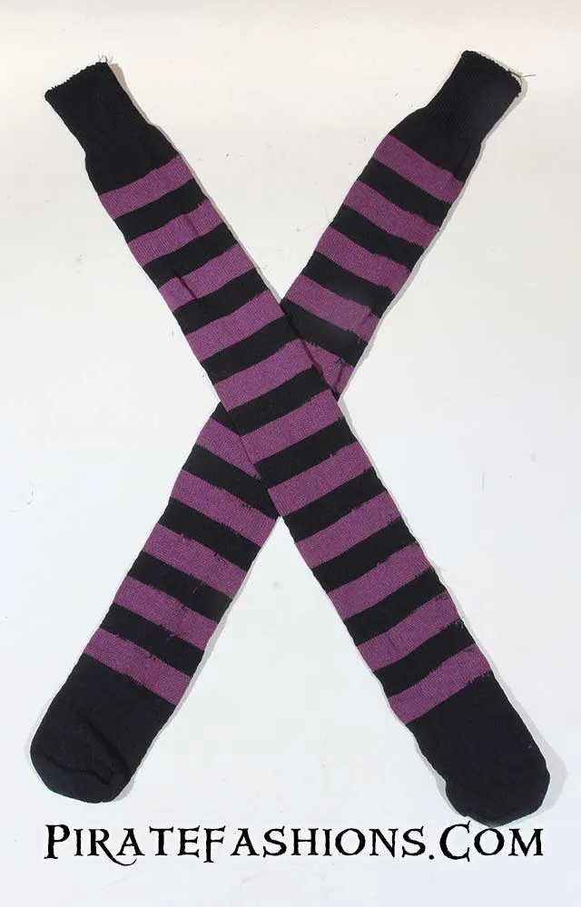 Striped Pirate Knee Socks