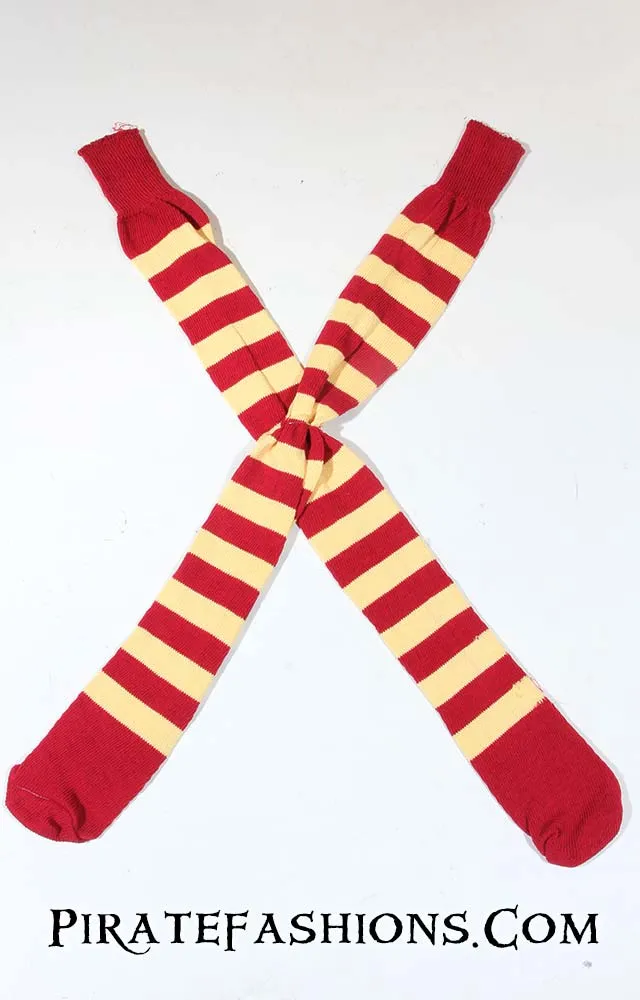 Striped Pirate Knee Socks