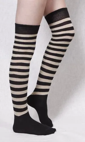 Striped Pirate Knee Socks